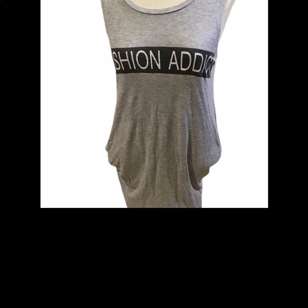 Enough about me Fashion Addison long tank top